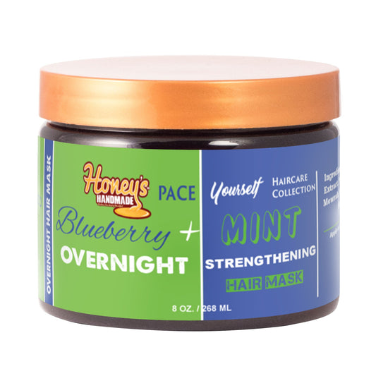 Blueberry Mint Strengthening Overnight Hair Mask