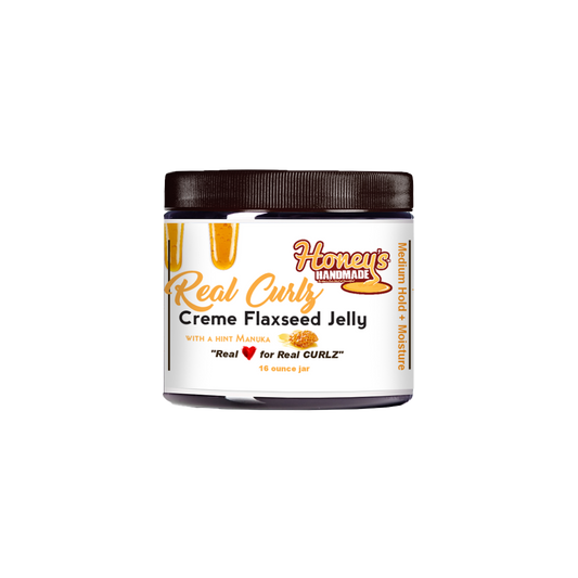 Real Curlz Creme Flaxseed Jelly + Manuka