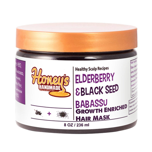 Elderberry and Blackseed Babassu Growth Mask